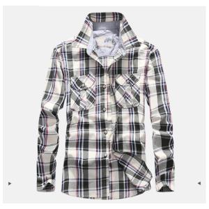 メンズ 長袖 デニム シャツ グレー 春秋【n189】 : NEOMALLヤフー