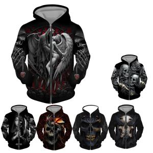 スチームパンク 死神 パーカー リーパー ドクロ 骸骨 おしゃれ 黒