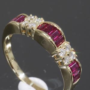 MIKIMOTO（ミキモト） ソリテール リング ダイヤ0.42ct 7号 K18YG