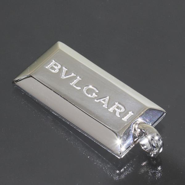 BVLGARI ブルガリ インゴット ペンダントトップ K18WG 金無垢 E0597