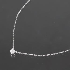 ティファニー Tiffany＆Co. オープンハート ダイヤ ネックレス 41cm