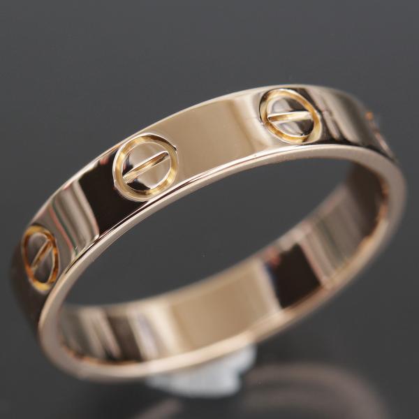 カルティエ Cartier ミニラブリング 9.5号(50)K18PG ピンクゴールド E1847