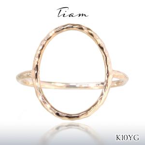 Tiam K10ゴールド リング「Mia」 ミア 10金 デザイン 指輪 RG002Y｜neonet05