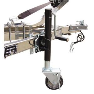 トレーラージャッキ クランプトップ風、耐荷重800kg 伸縮タイプ/軽