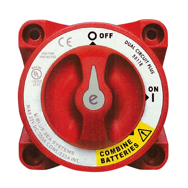 BLUE SEA SYSTEMS(ブルーシー) ES デュアルバッテリースイッチ 5511e