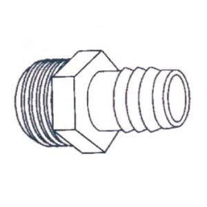 ナイロンフィッティング ストレート 16mm×1/2インチ