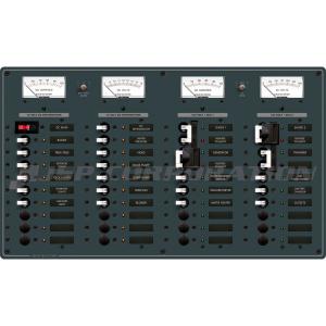 BLUE SEA SYSTEMS(ブルーシー) AC/DCサーキットブレーカー付 スイッチパネル・31P 8086