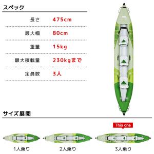 カヤック インフレータブル Betta ベッタ...の詳細画像2