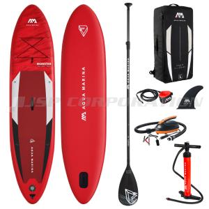 SUP インフレータブル スタンドアップパドルボード AQUA MARINA アクアマリーナ MONSTER モンスター BT-21MOP サップ 電動ポンプセット