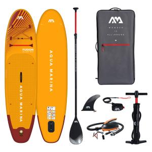 SUP インフレータブル スタンドアップパドルボード AQUA MARINA アクアマリーナ FUSION フュージョン BT-23FUP サップボード 電動ポンプセット｜ネオネットマリンYahoo!店