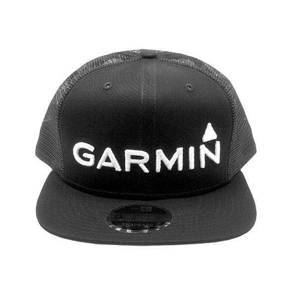 ガーミン GARMIN NEWERA メッシュ FLAT CAP ニューエラ ブラック GARMIN...