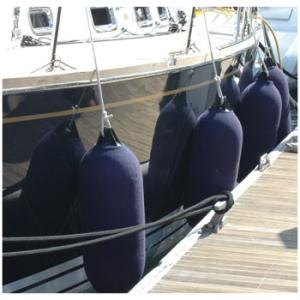 プラスチモ 2アイ フェンダーソックス (カバーのみ)ネイビーブルー ブラック 紺 青 黒 38cmφ×102cm PLASTIMO