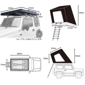 【限定生産】ルーフテント HANT BLACK...の詳細画像4