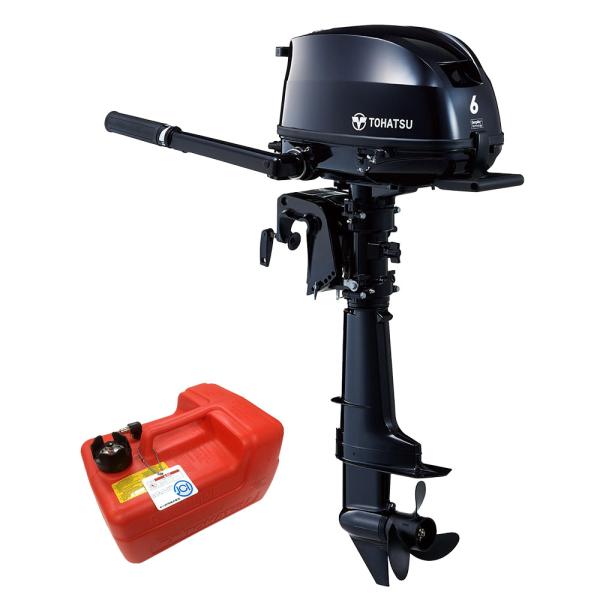 トーハツ 船外機 6馬力 4ストローク MFS6DS トランサムS 燃料タンクセパレート型(外付)