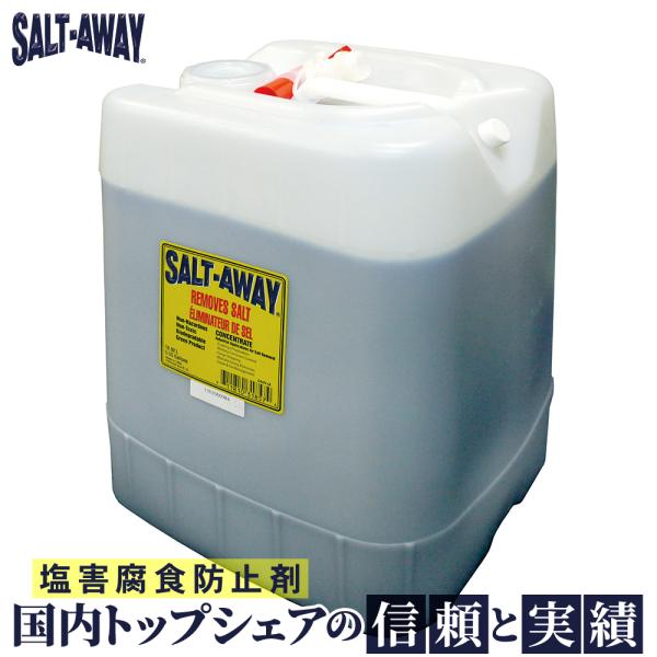 ソルトアウェイ SALT-AWAY 原液 18.9L 塩害腐食防止剤 錆防止 錆び止め メンテナンス...