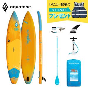 SUP インフレータブル スタンドアップパドルボード AQUA TONE アクアトーン FLAME フレーム TS-312D サップ 標準セット｜neonet