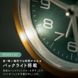置き時計 目覚まし時計 置時計 連続秒針 静か...の詳細画像4