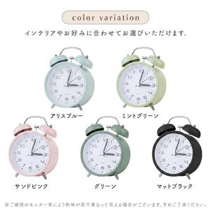 置き時計 目覚まし時計 置時計 連続秒針 静か...の詳細画像5
