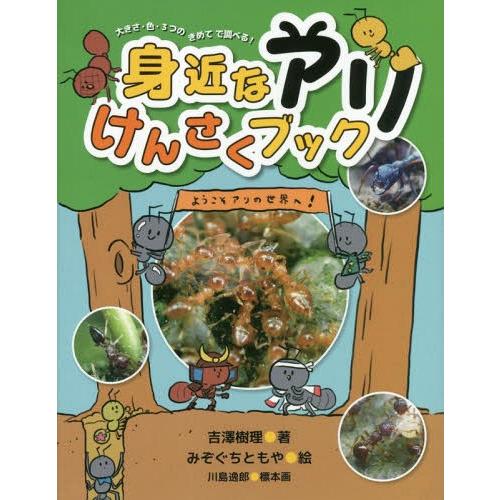 【送料無料】[本/雑誌]/身近なアリけんさくブック/吉澤樹理/著 みぞぐちともや/絵 川島逸郎/標本...