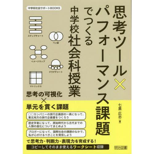 【送料無料】[本/雑誌]/思考ツール×パフォーマンス課題でつくる中学校社会科授業 (中学校社会サポー...