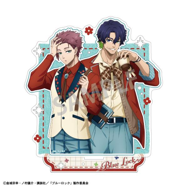 (s)ﾌﾞﾙｰﾛｯｸ ﾍﾟｱｱｸﾘﾙｽﾀﾝﾄﾞ 糸師冴&ｵﾘｳﾞｧ･愛空 ｶﾝﾄﾘｰﾌｧｯｼｮﾝ