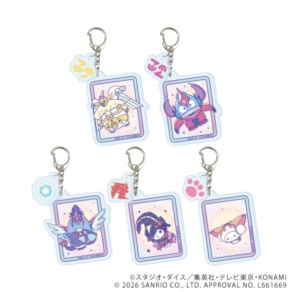 (s)ﾊﾟｰﾂ付きｱｸﾘﾙｷｰﾎﾙﾀﾞｰ 遊☆戯☆王ZEXAL×ｻﾝﾘｵｷｬﾗｸﾀｰｽﾞ 01 ｺﾗﾎﾞｲﾗｽﾄ