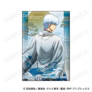 2026/08発売 [グッズ]/銀魂 スクエア缶バッジ 和装×振り向き Ver. B