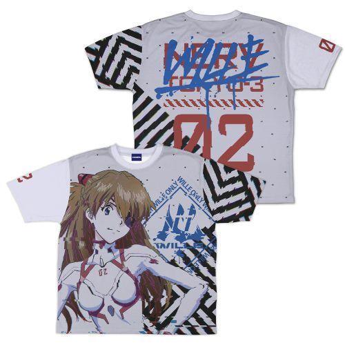 【送料無料】2024/07発売 [グッズ]/式波・アスカ・ラングレー 両面フルグラフィックTシャツ ...