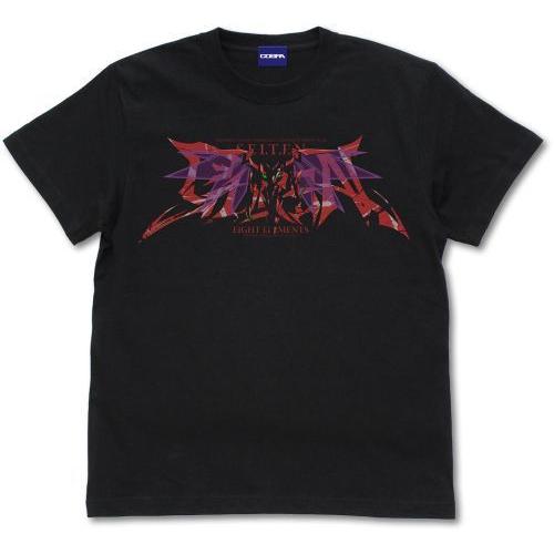 2024/08発売 [グッズ]/コードギアス 反逆のルルーシュ 紅蓮聖天八極式 Tシャツ ブラック ...