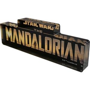 2024/05発売 [グッズ]/スター・ウォーズ マンダロリアン ロゴアクリルブロック (シーズン1)【インロック】