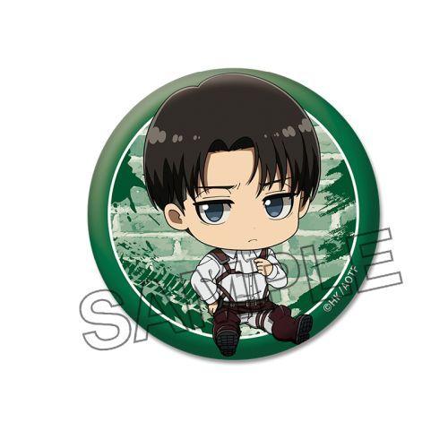 2025/12発売 [グッズ]/TVアニメ 『進撃の巨人』 ぺたん娘 缶バッジ Vol. 2 リヴァ...