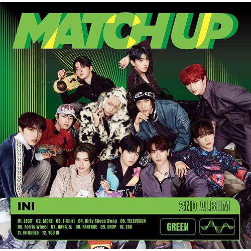 【送料無料】[CD]/INI/MATCH UP [通常盤/GREEN Ver.]