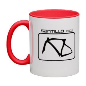 Santillo Cicli マグカップ　レッド　サンティッロ　サンティッロチクリ