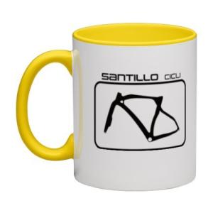 Santillo Cicli 　マグカップ　イエロー　サンティッロ　サンティッロチクリ