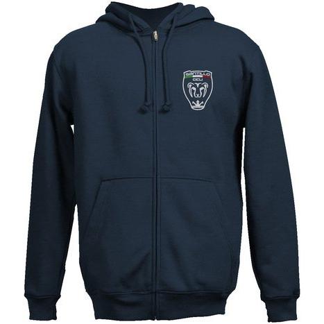 Santillo Cicli メンズ長袖パーカー ネイビー　プリント：ロゴ　サンティッロ　サンティッ...