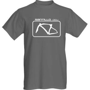 Santillo Cicli メンズTシャツ黒　プリントカラー：ホワイト　サンティッロ　サンティッロ...