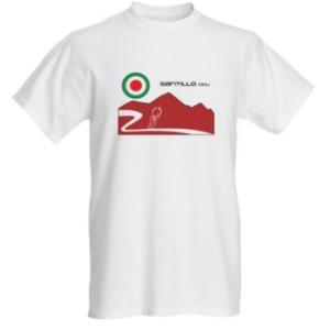 Santillo Cicli メンズTシャツ白　Mountain　サンティッロ　サンティッロチクリ