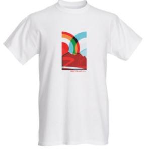 Santillo Cicli メンズTシャツ白　Rainbow　サンティッロ　サンティッロチクリ
