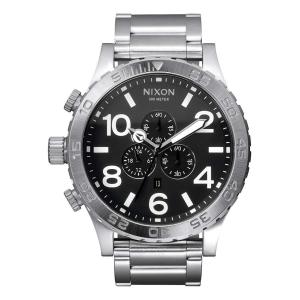 《新品未使用》ニクソン NIXON 腕時計 クロノグラフ A083-000 シルバー ブラック