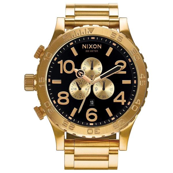 《新品未使用》NIXON 腕時計 51-30 A083-510 オールゴールド ブラック
