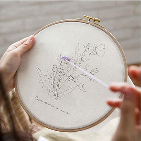 【刺繍用カットクロス】ハーブアイランド 【 商用利用可 】