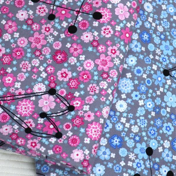 【 アウトレット 】( 起毛コットン ) スターレイヤーフラワー起毛コットン 起毛生地 2種類│幅 ...