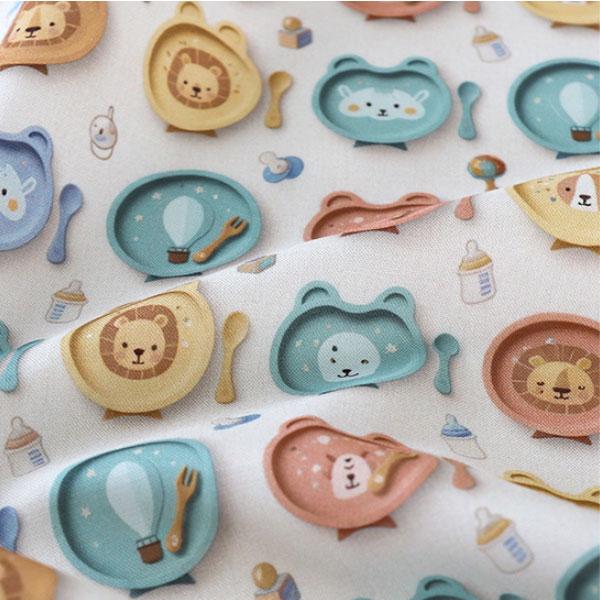 ( コットン ) アニマルダイニングテーブル  コットン  |  OEKO-TEX(R)認証の生地【...