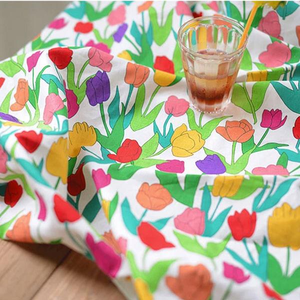 【 アウトレット 】【 コットン 】オスカービビッドヴィンテージチューリップ【 手作り 手芸 チュー...