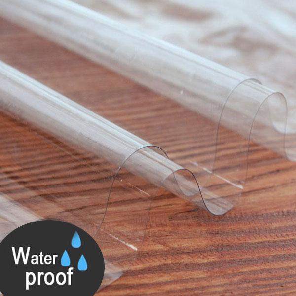 ( ビニール生地 ) PVC 0.3mm ビニール 透明生地 │ 91cm巾 【 商用利用可 】【 ...