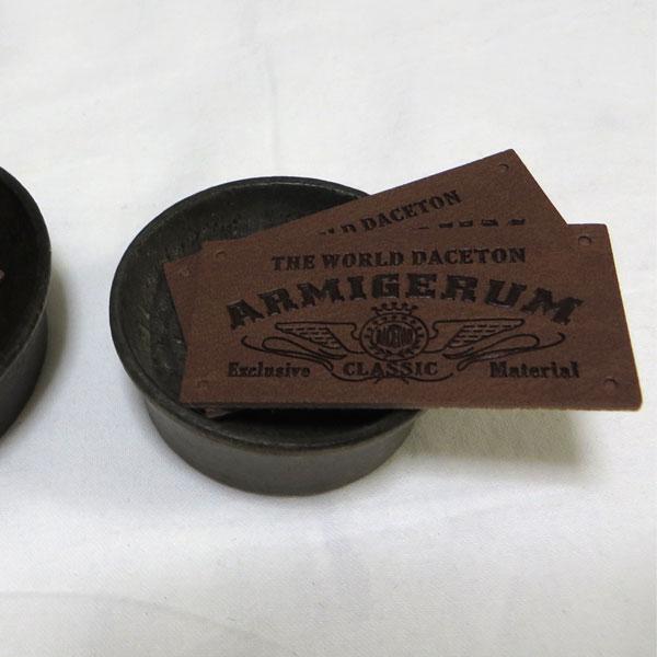 ( ラベル ) ARMIGERUM フェイクレザーラベル  【 商用利用可 】