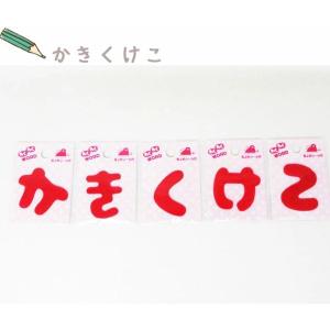 ( わくわくワードワッペン )Red かきくけこ...の商品画像