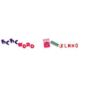 ( わくわくワードワッペン )Red KLMN...の詳細画像4