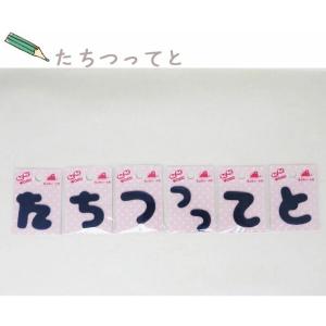 ( わくわくワードワッペン )Blue たちつってと 【 商用利用可 】