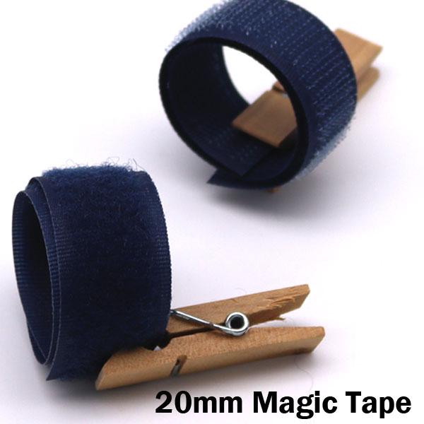 ( マジックテープ ) 20mm ネイビー マジックテープ │  縫製用  【 商用利用可 】